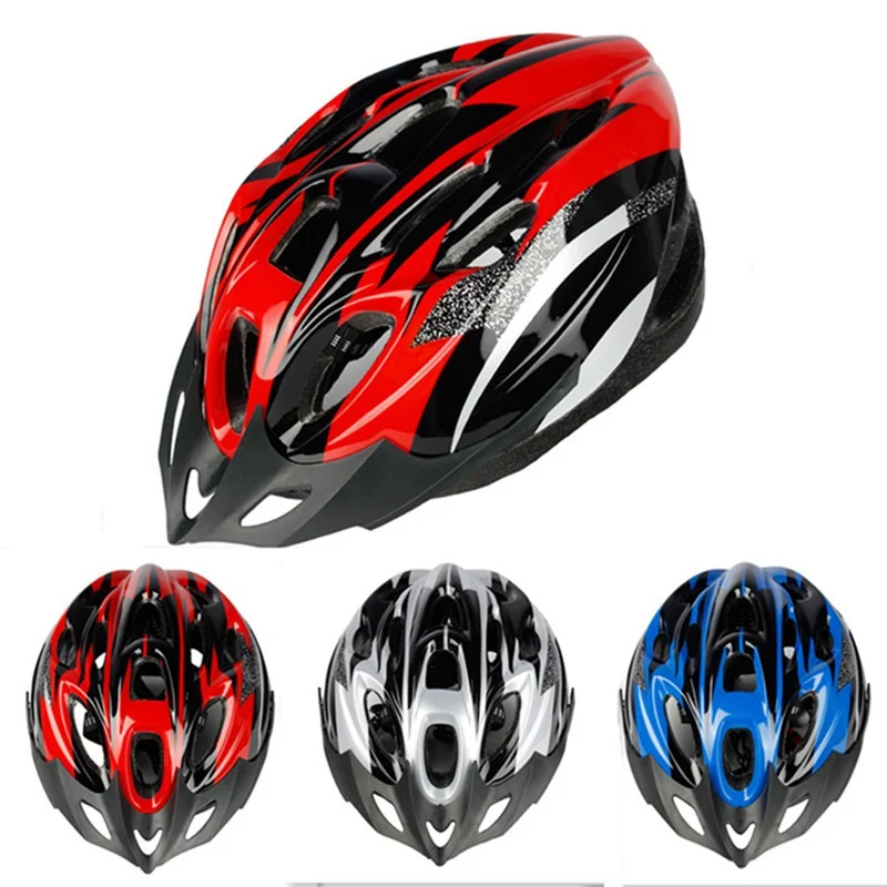 

2021 Bicycle Cycling Helmet Ultralight EPS+PC Cover MTB Road Bike Helmet Integrally-mold Cycling Helmet Safely Cap Adjustable