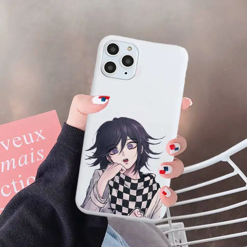 

Danganronpa V3 Killing Harmony luxury shell Phone Case Candy Color for iPhone 6 7 8 11 12 s mini pro X XS XR MAX Plus