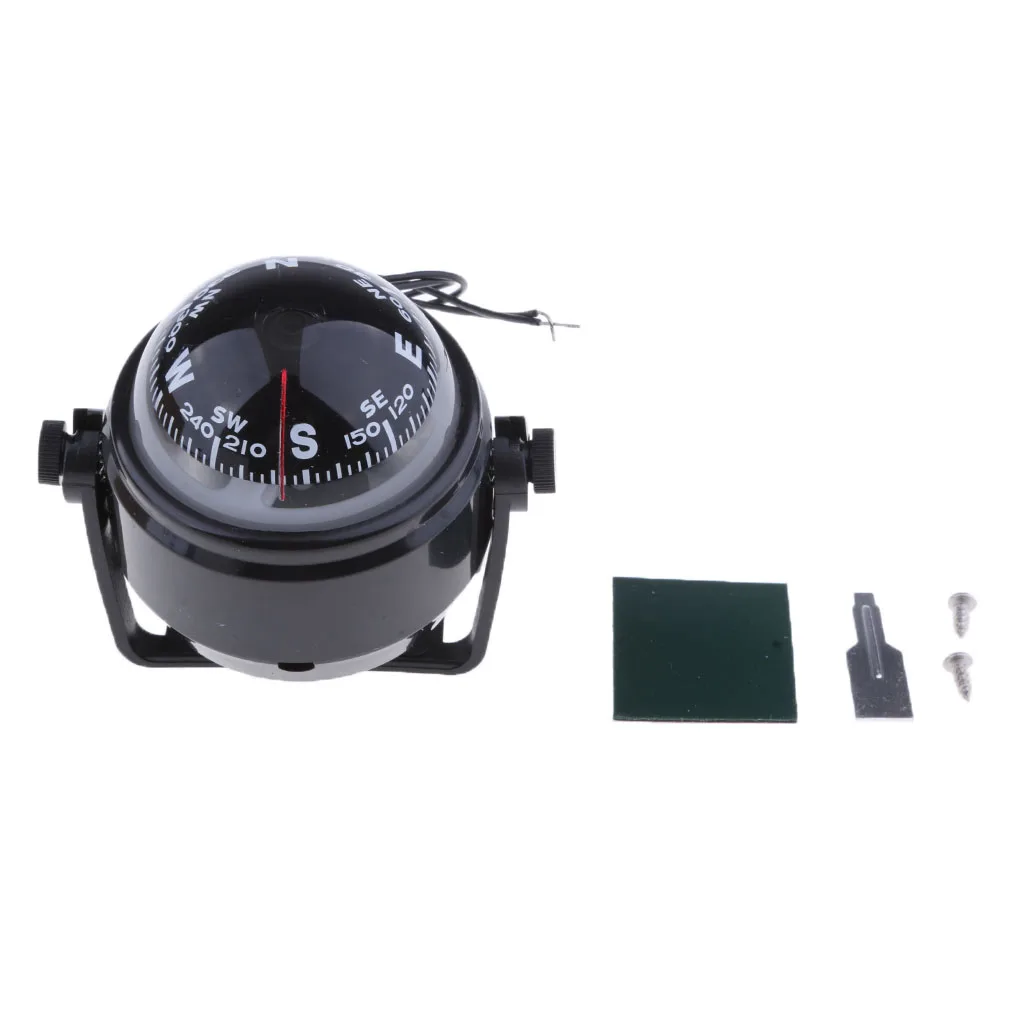 

1x 12V Navigation Compass W/ Deflection Adjustment for Car Truck Boat
