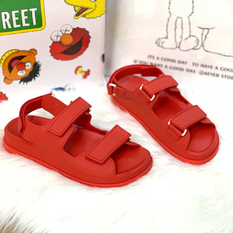 

Summer new fashion casual sandals ladies slippers breathable comfortable sports beach shoes small fresh girls platform shoes