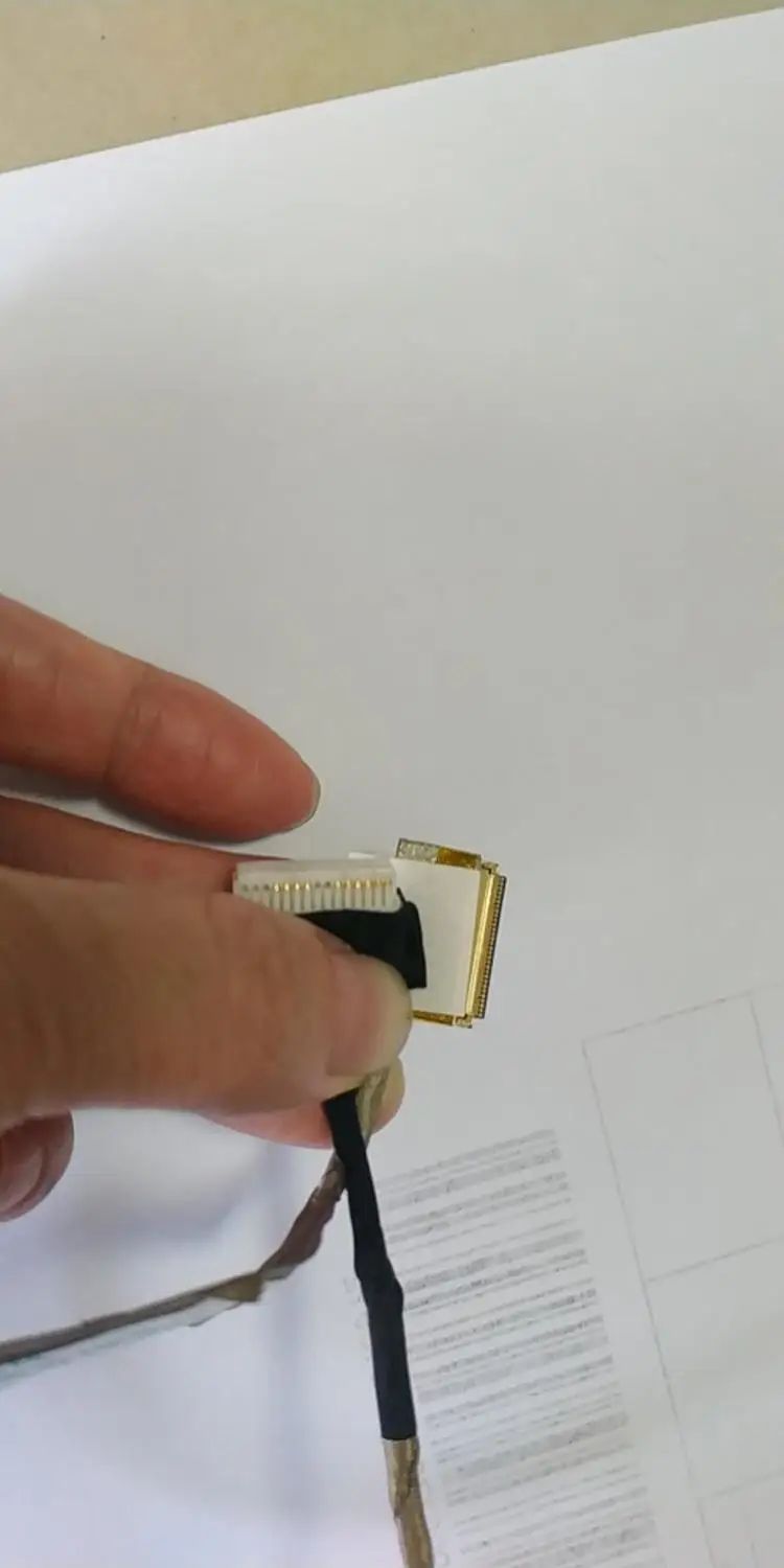 Бесплатная доставка новый оригинальный кабель CLEVO WA50SH 6 43 WA501 012 N LVDS 40P|clevo lvds cable|cable