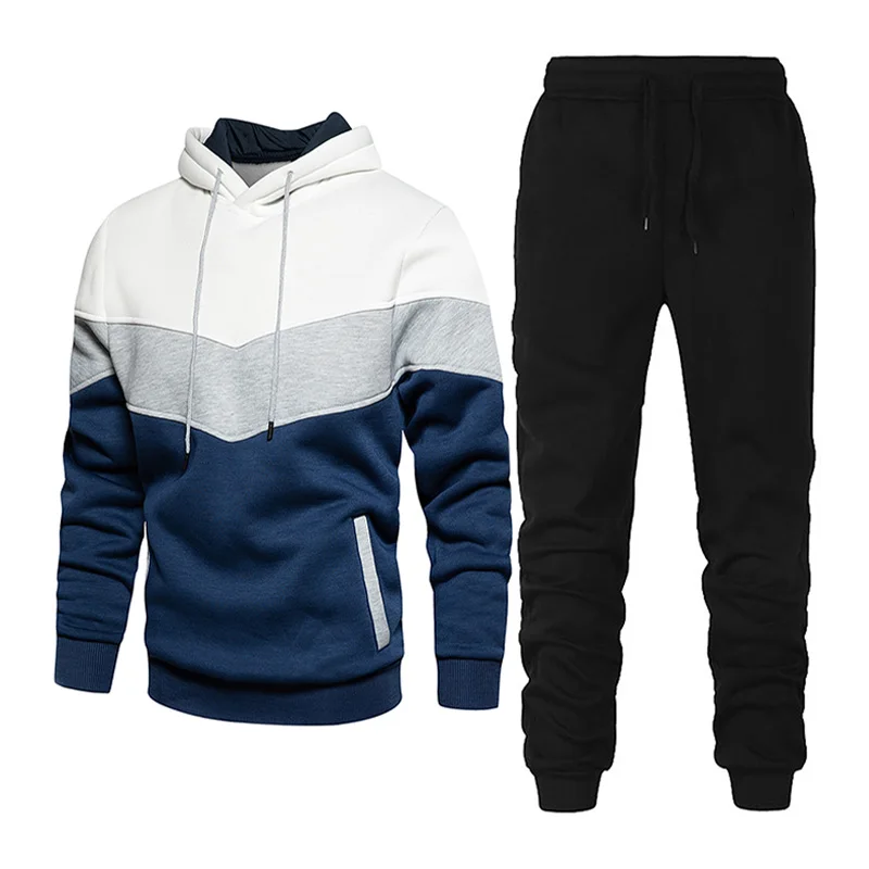 

Men's Hooded Jacket, Casual Jacket, Slim Fit, Zipper, Patchwork, Long Sleeves, 3xl, 2021 Autumn and Winter Series