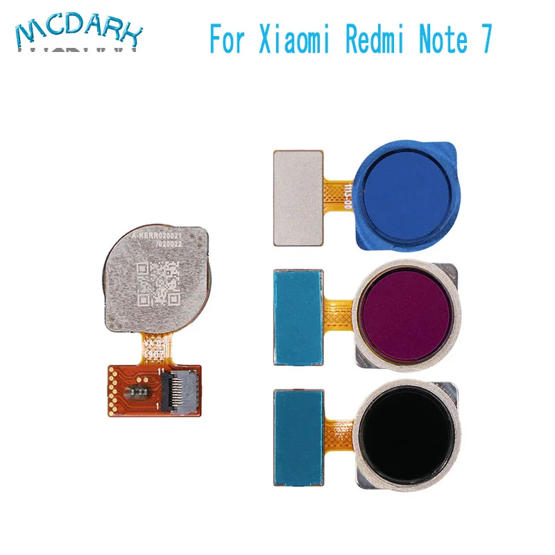 Для Xiaomi Redmi Note 7 Кнопка Home отпечаток пальца гибкий кабель лента для идентификации