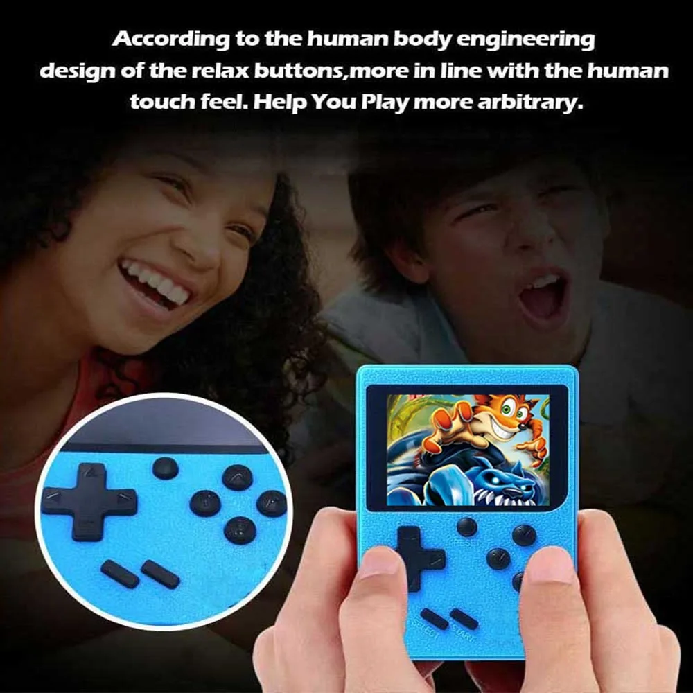 Портативный 8 бит Ретро игровой плеер встроенный 400 игр портативная игровая