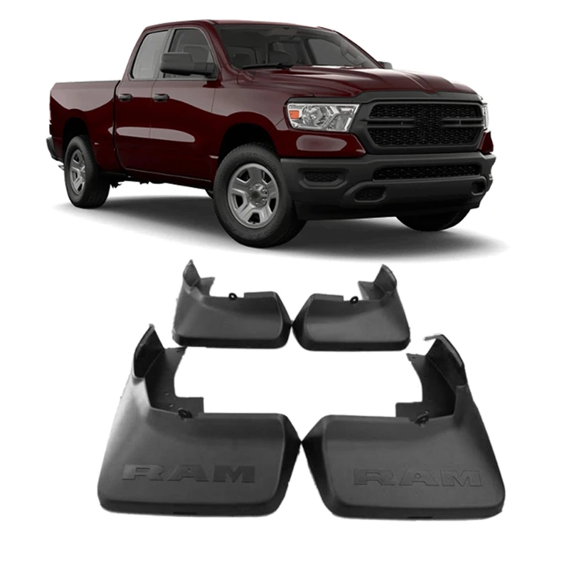 

4Pcs Front Rear Mud Flaps Mudguards Fender Splash Guards for 2009-2019 Dodge RAM Car Accessories 82214137