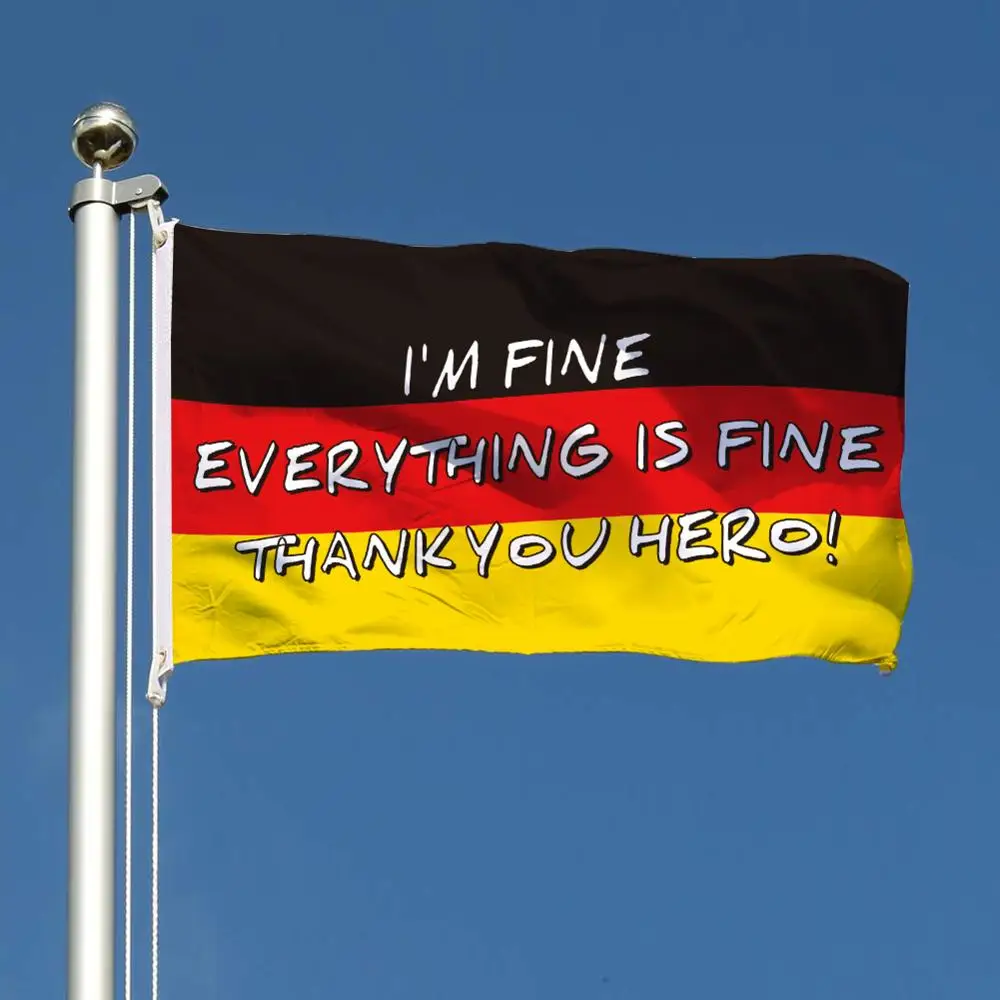 

3x5ft Germany Flag - Everything Is Fine Germany National Flags 100% Polyester