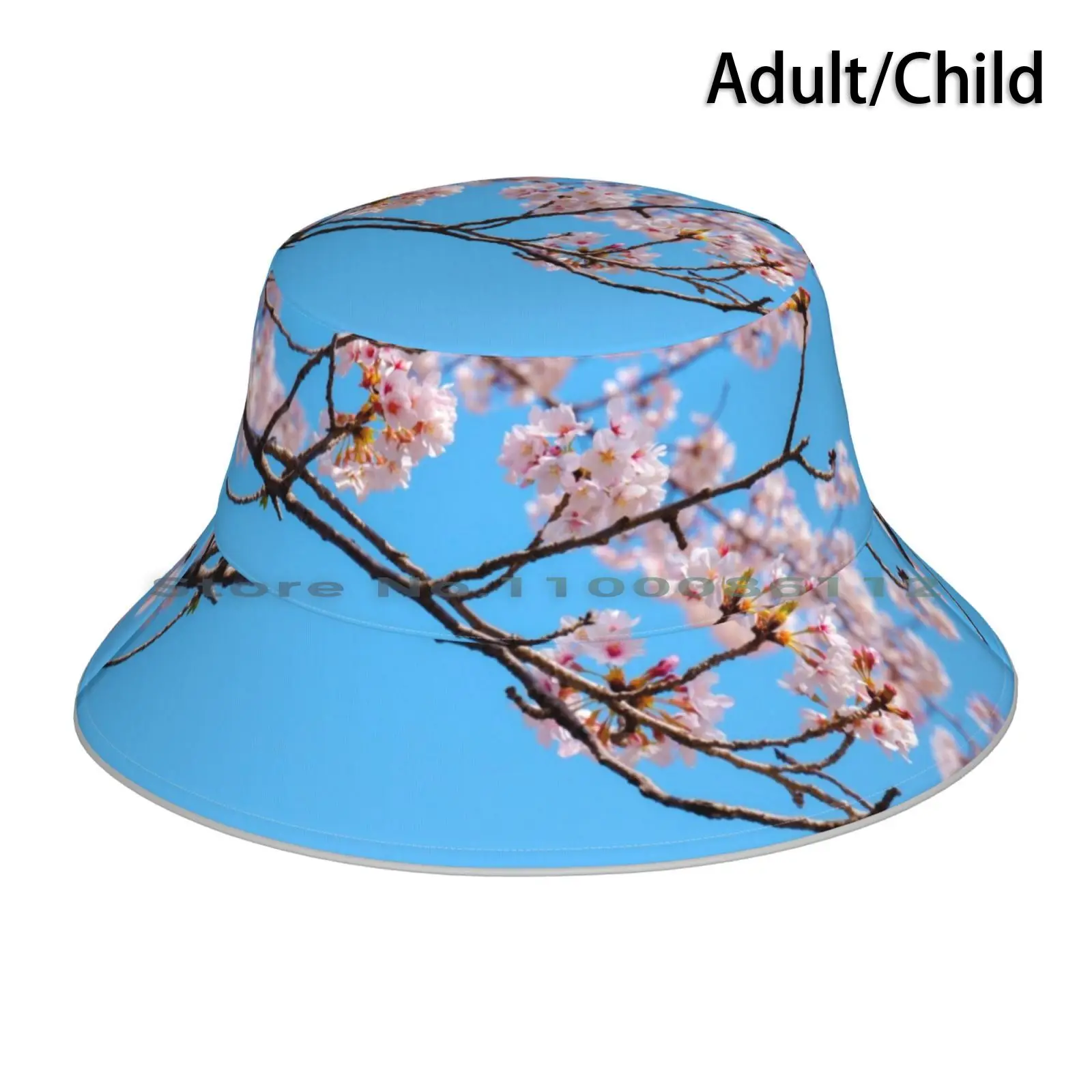 

Японская масляная Панама Сакура, Солнцезащитная шляпа, японская Складная уличная рыболовная шляпа Сакура с цветами вишни