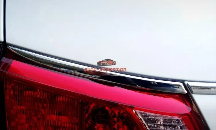 

3PC Steel Rear Trunk Tail light trim Strip Chrome For LEXUS iS 2006 Except 2dr