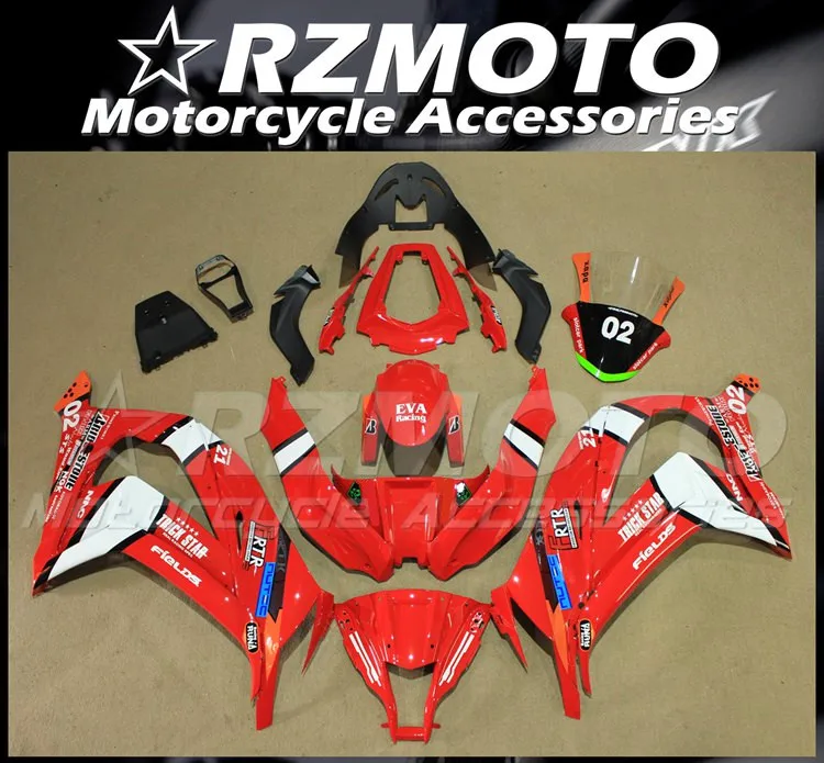 

Injection Molding New ABS Whole Fairings Kit Fit for Kawasaki Ninja ZX-10R 2011 2012 2013 2014 2015 11 12 13 14 15 White red