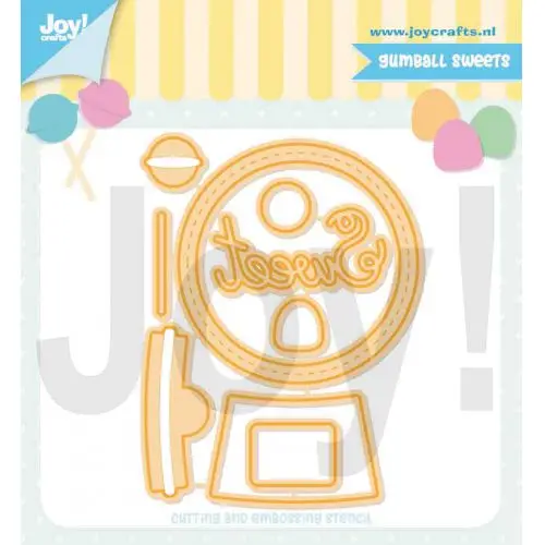 

2021 Gumball Sweets Metal Cutting Dies 67*87 MM Diy Scrapbooking Photo Album Decorative Embossing PaperCard Crafts Mold