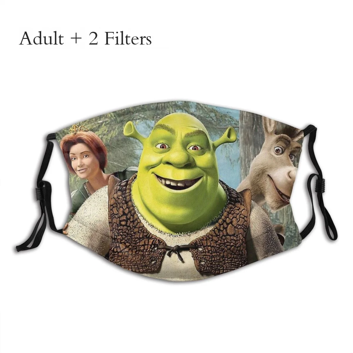 

Happy Shrek Fashion Mascarilla Shrek Comedy Film Reusable Mouth Mask With Filters