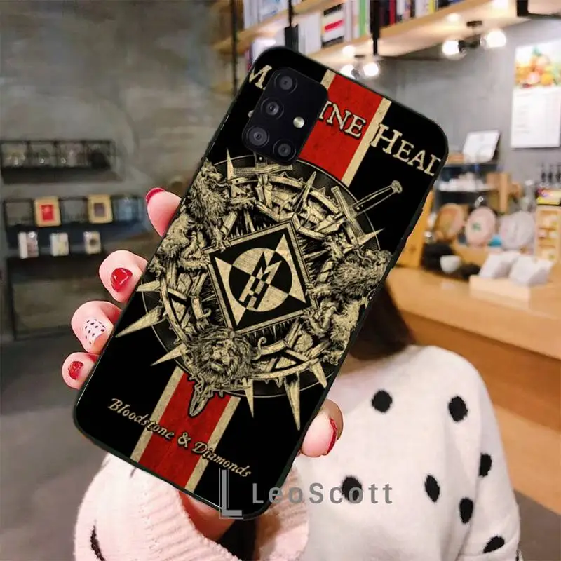 

Machine head Rock band Phone Case For Samsung A50 A51 A71 A20E A20S S10 S20 S21 S30 Plus ultra 5G M11