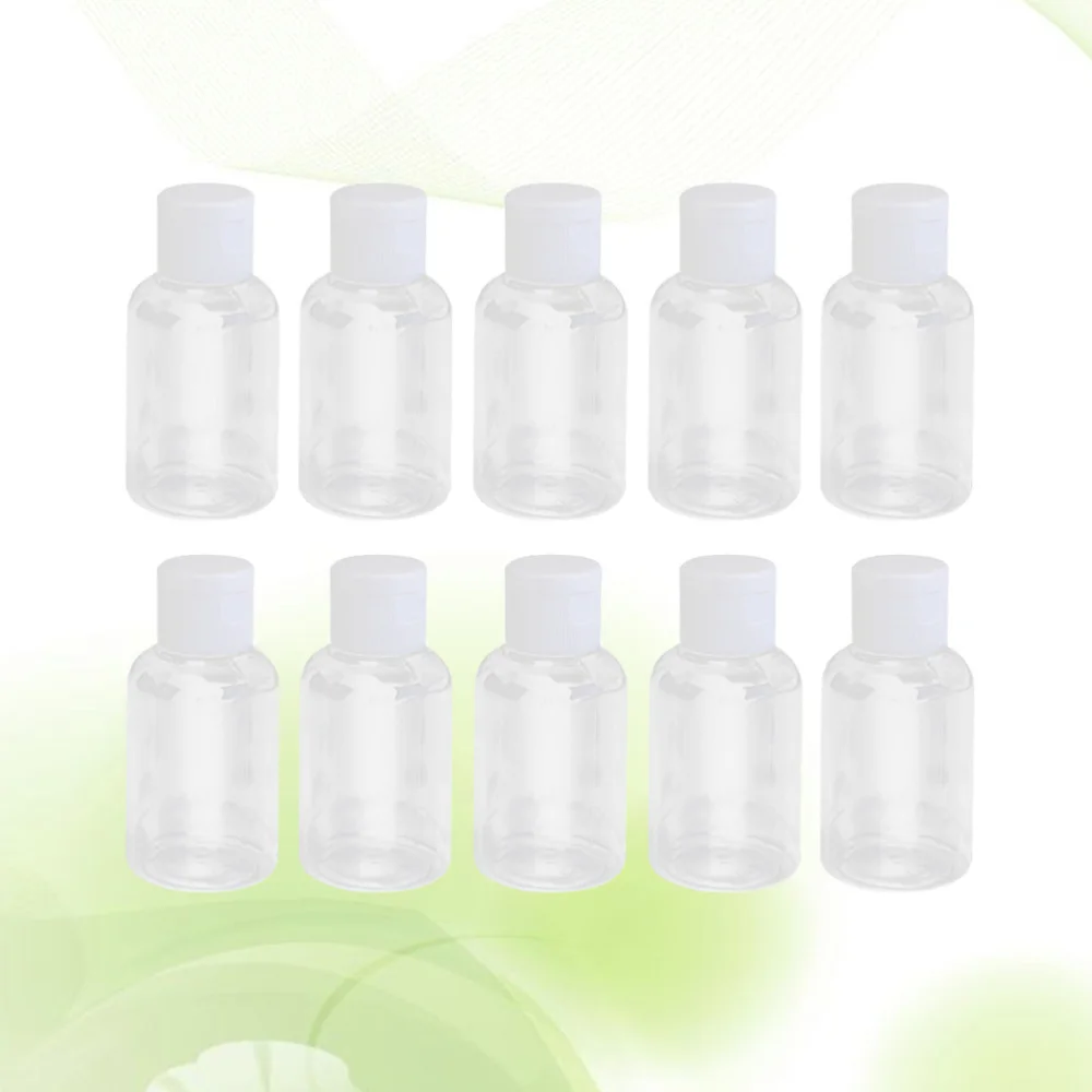 

15Pcs 50ml Empty Sample Bottle Container Jar Pot Vial with Lid Perfect for Emollient Water Shower Emulsion