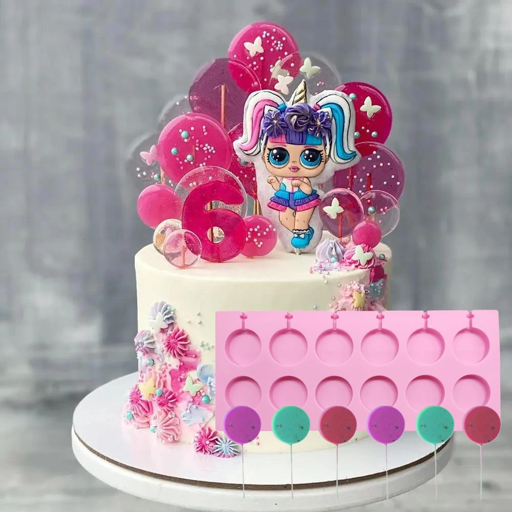 Силиконовая форма с цветами для леденцов инструменты украшения тортов 3D