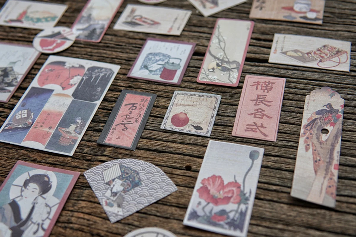 43 шт. винтажная крафт бумага декоративный нежелательный журнал ефемера ретро DIY