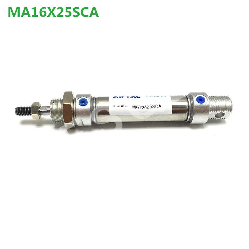 Мини цилиндр из нержавеющей стали MA16X10SCA MA16X20SCA MA16X25SCA MA16X50SCA MA16X75SCA MA16X80SCA FSQD AIRTAC