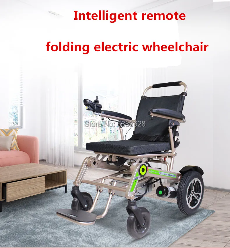 

Free shipping Hot-selling family elderly disabled fully intelligent lithium battery wheelchair scooter
