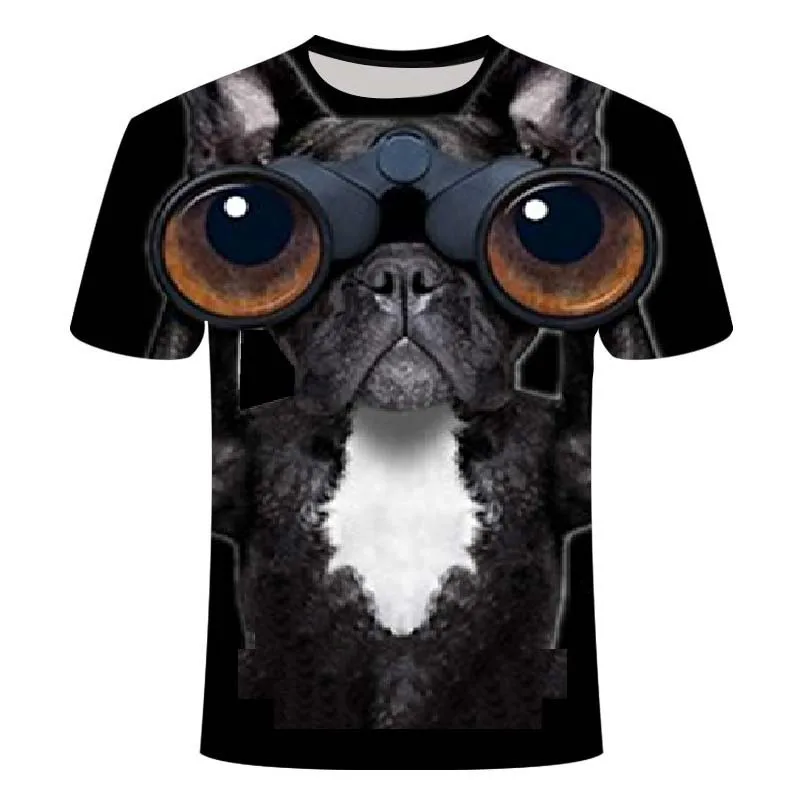 

3D floral cat pattern T-shirt, summer casual trend top with O-neck short sleeve upper garment, 3D printed pattern clothes, 2021