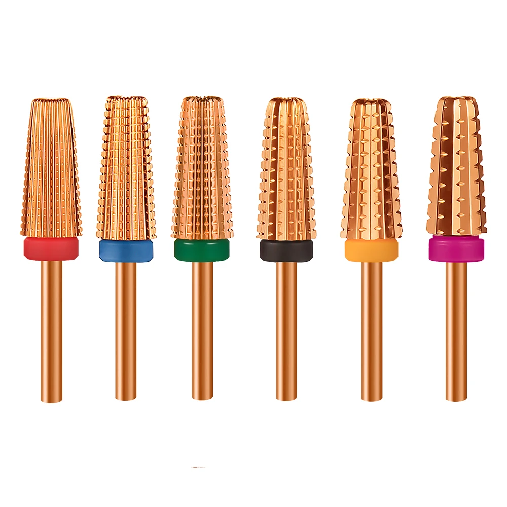 Карбидные вольфрамовые фрезы для ногтей 6 шт./компл. 5 в 1 | Красота и здоровье