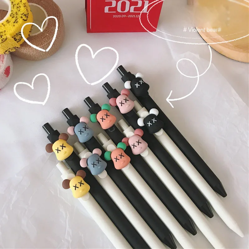 

Гелевая ручка с маргаритками, 30 шт./лот, 0,5 мм