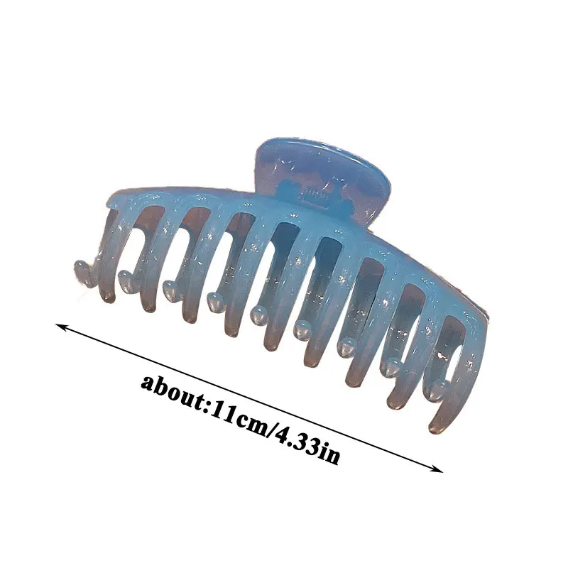 

Заколка-краб для волос большого размера, зажим для конского хвоста для макияжа, ванны, карамельных цветов, Геометрическая заколка, аксессуа...