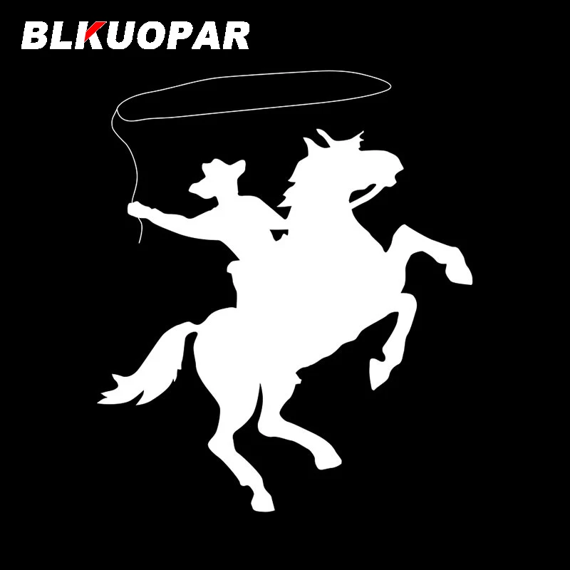 Автомобильная наклейка с ковбойским силуэтом BLKUOPAR индивидуальная