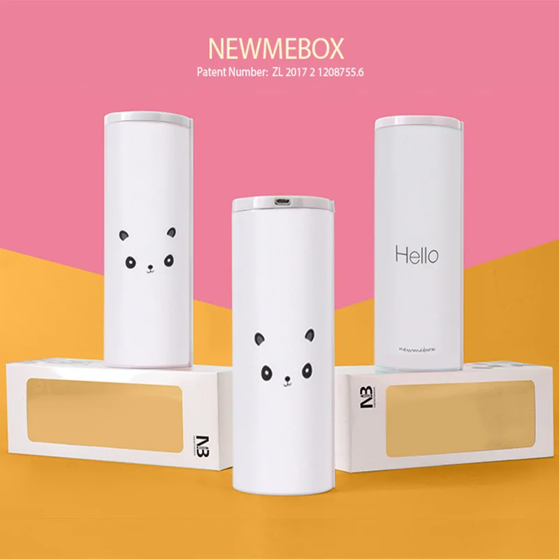 NBX Hello Panda White Simple Anime Pencil Case Holographic Minimalism Roll Password Coded Lock Stationery Gift Pen Box For Kids