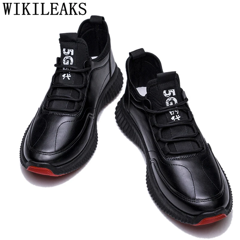 Мужская повседневная обувь лидер продаж мужские зимние кроссовки кожаная