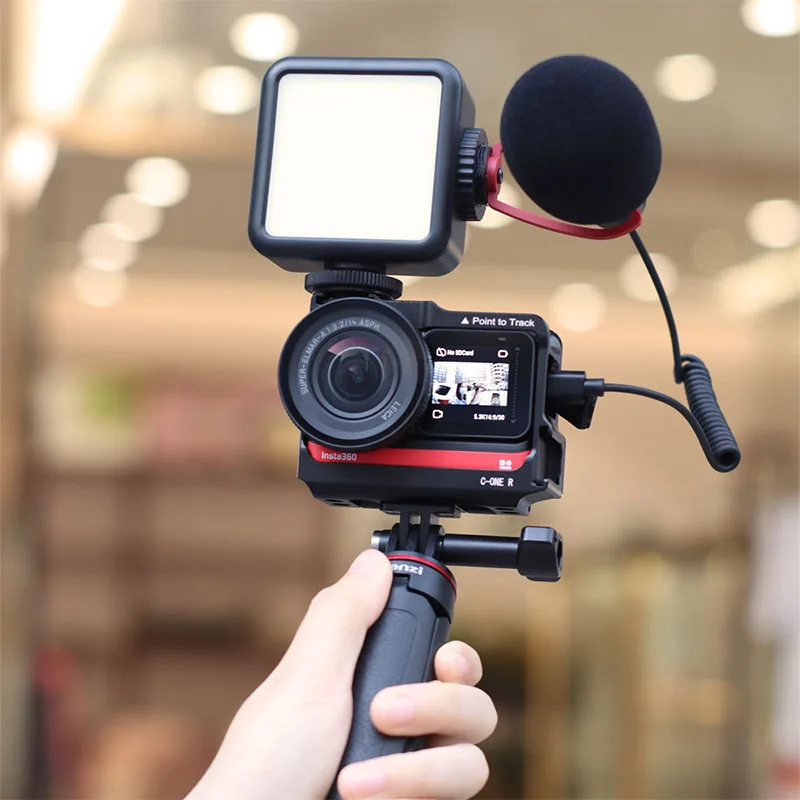 Ulanzi Insta360 One R металлический чехол Vlog для защиты от холода светодиодный светильник