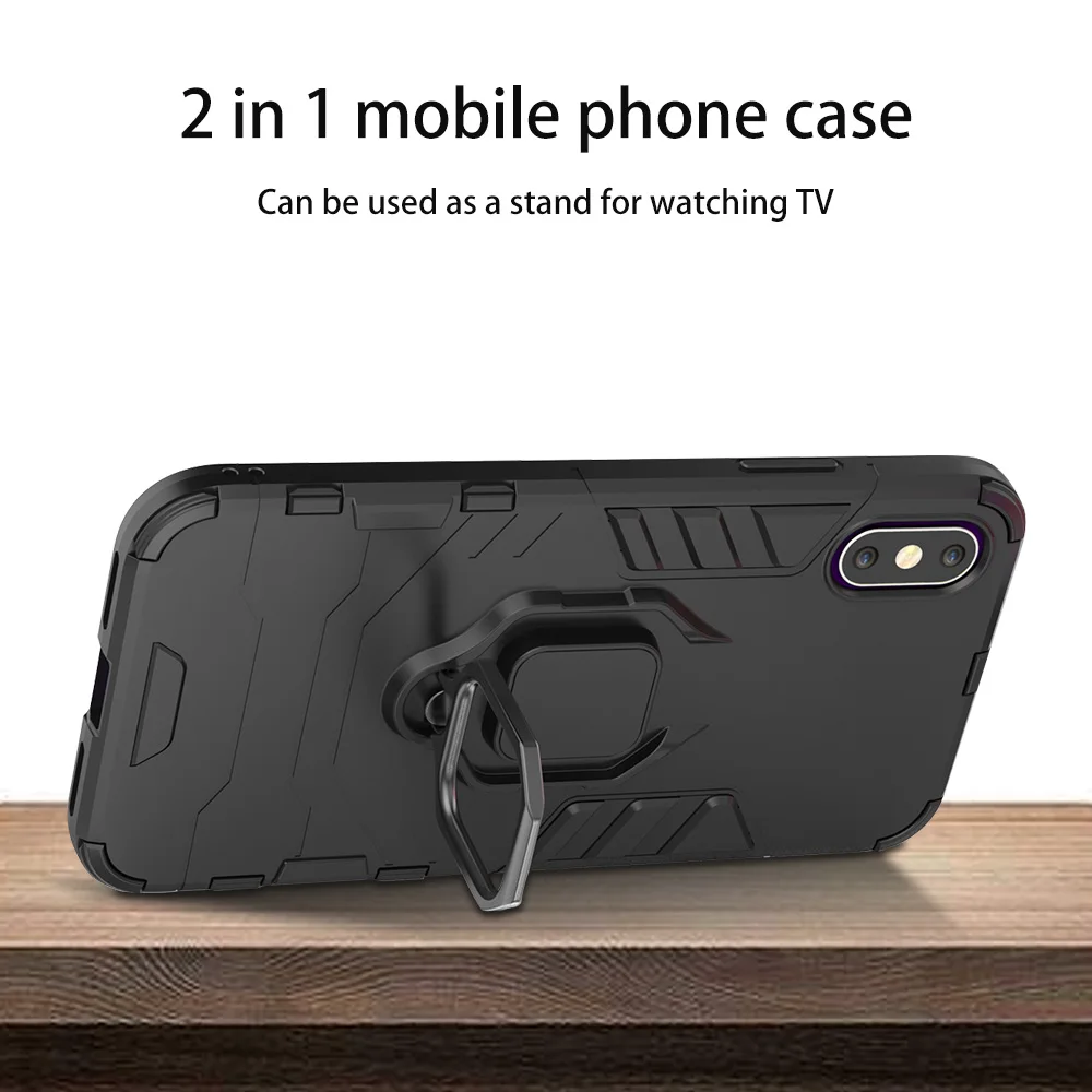 Для IPhone 11 Pro Max 8 7 6 Стильный противоударный бампер Магнитный телефон для samsung просо