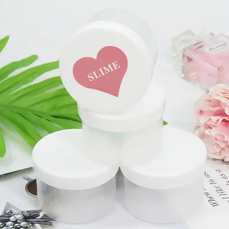 Пустой контейнер 150 мл с винтовой крышкой прозрачный органайзер для слайма