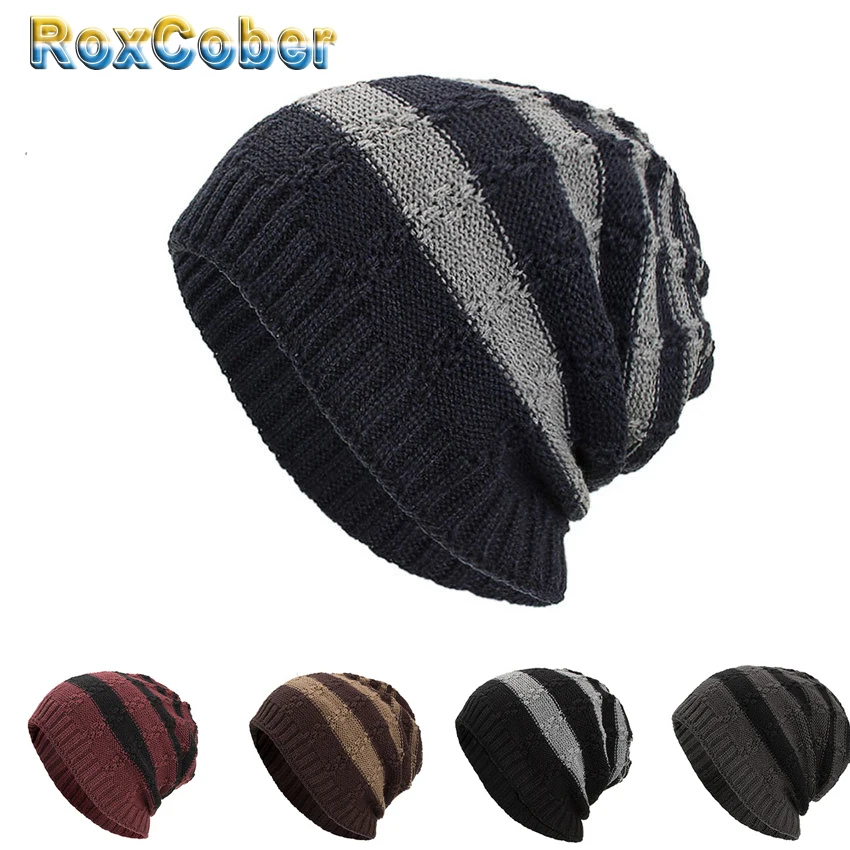 1 шт. плюс бархатные теплые шапки бини шапка зимняя двойного назначения вязаная