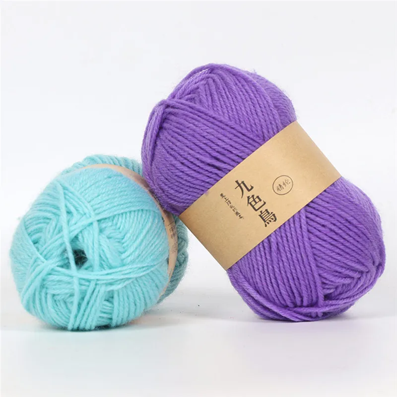 Акриловые линии вязания крючком Diy средней толщины подушка кукла крюк обувь