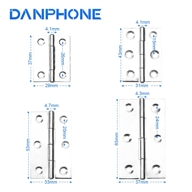 DANPHONE 20 шт. петли прочная мебель для дома 6 монтажных отверстий соединитель из