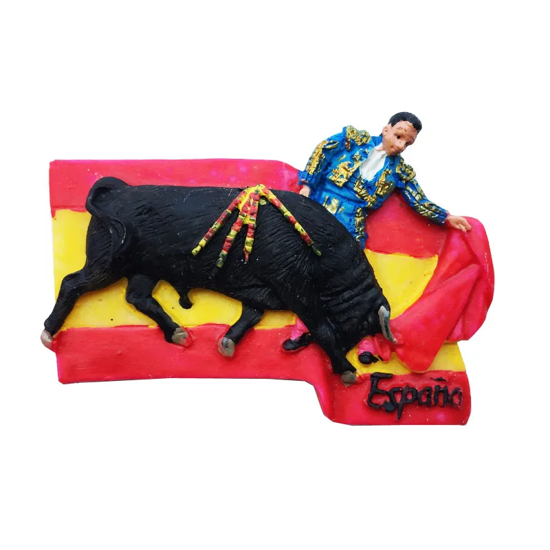 Магнит на холодильник в Испании Мультяшные магнитные наклейки Подарочные