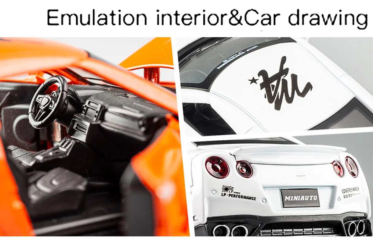 Nissan Gtr1: 32 супер ЗАПУСК сплава Модель автомобиля ВОИН транспортное средство Автомобиль Моделирование Модель орнамент детская Игрушечная машина