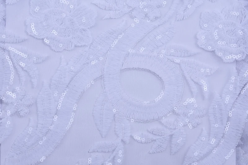 

New arrival French Lace Fabric 2020 African Tulle Lace Fabric Bridal High Quality Net Lace Fabric with Sequins For Wedding Dress