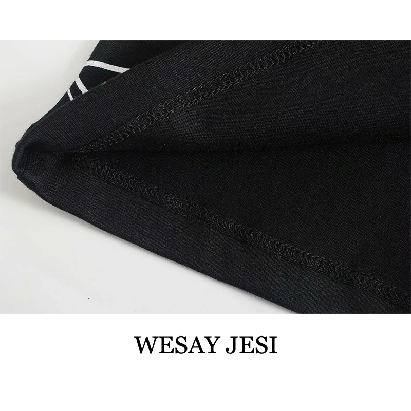 

WESAY JESI New Summer Short Sleeve T-Shirts Woman Clothes Fashion Chic Color Cartoon Print Tee Top Harajuku O-Neck Female Casual