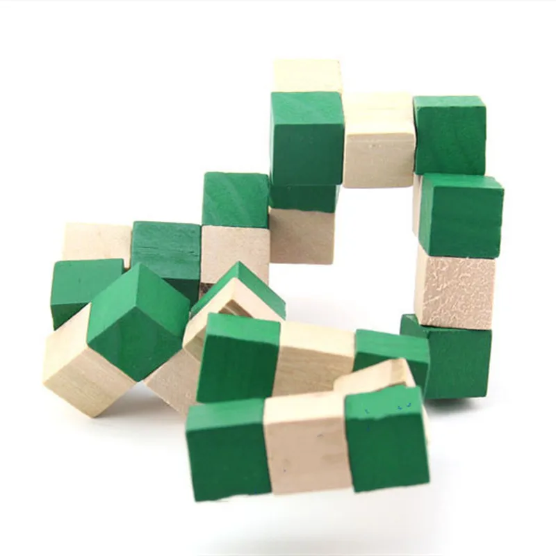 IQ Головоломка Деревянный хвост дракона магический куб змея форма игрушки игра