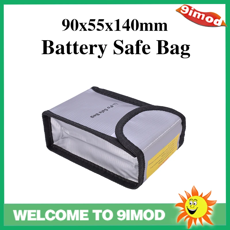Огнеупорная Взрывозащищенная сумка для защиты аккумулятора DJI Phantom 3/4 RC Lipo 90x55x140