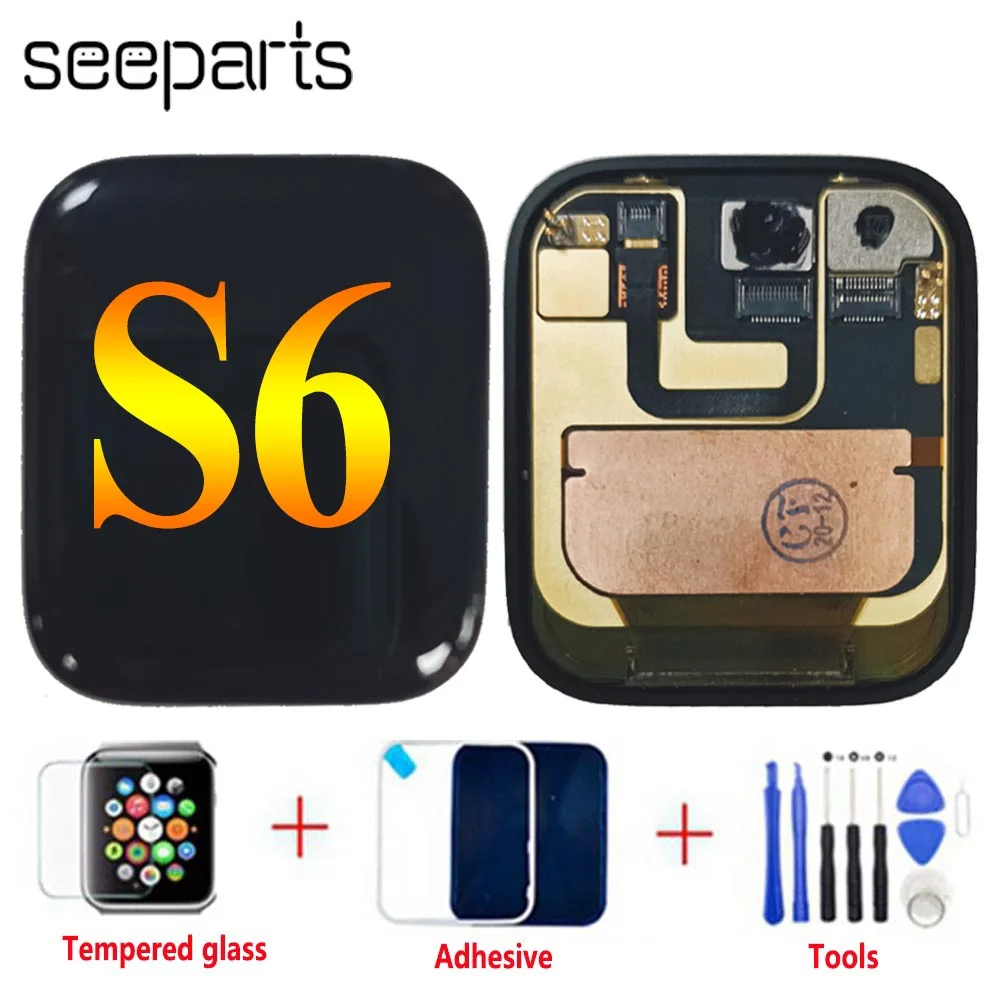100% протестирован для Apple Watch Series 6 ЖК-дисплей сенсорный экран дигитайзер серия S6 40