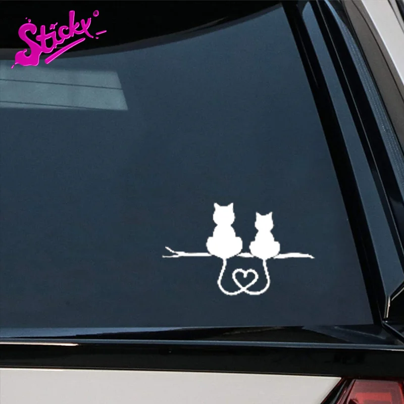 Забавная виниловая наклейка на бампер с надписью Love Of кошки автомобиля грузовика