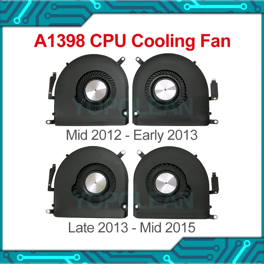 Проверенный оригинальный вентилятор A1398 Левый Правый Для Macbook Pro Retina 15 дюймов