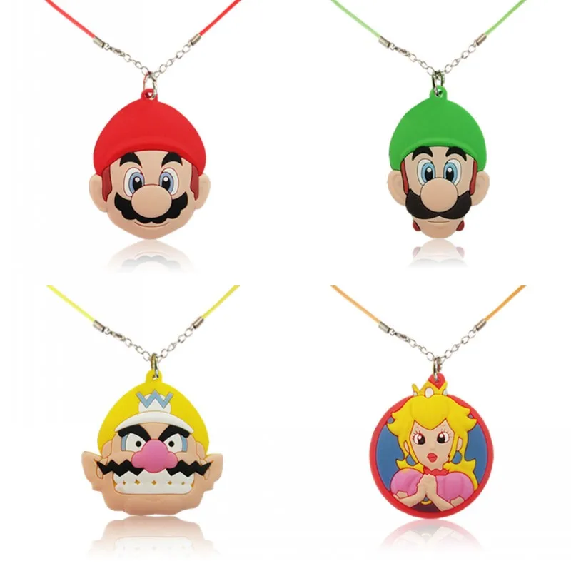 1 шт. Подвеска из ПВХ ожерелье Аниме веревочная цепочка для девочек модные