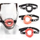 Взрослые игры открытый рот оральный секс кляп БДСМ бондаж фиксаторы силиконовый шар для губ Фетиш Секс-игрушки для мужчин геев
