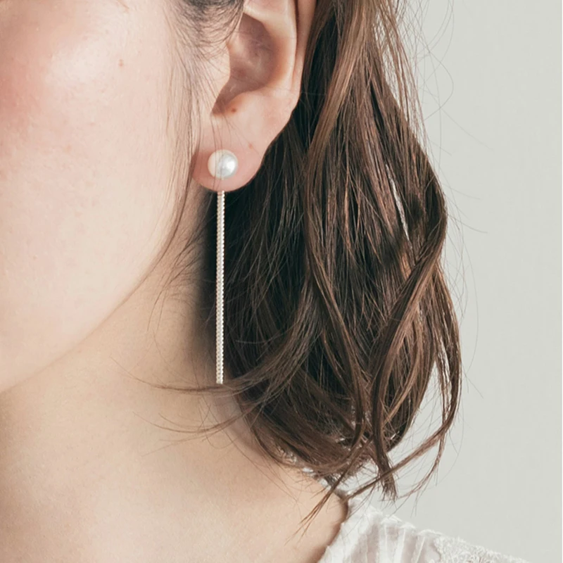 Женские длинные серьги кисточки KBE044|Серьги-подвески| |