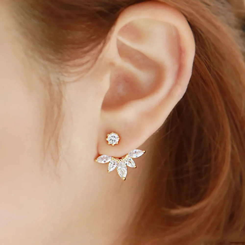 Роскошные модные женские серьги с кристаллами стразы подходящая одежда для