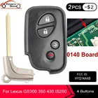 KEYECU 3 кнопки, новая Замена ключа без ключа, брелок с чипом 4D68 для Lexus LS430 2001 2003 2004 2005 2006 FCC ID: HYQ12BBK