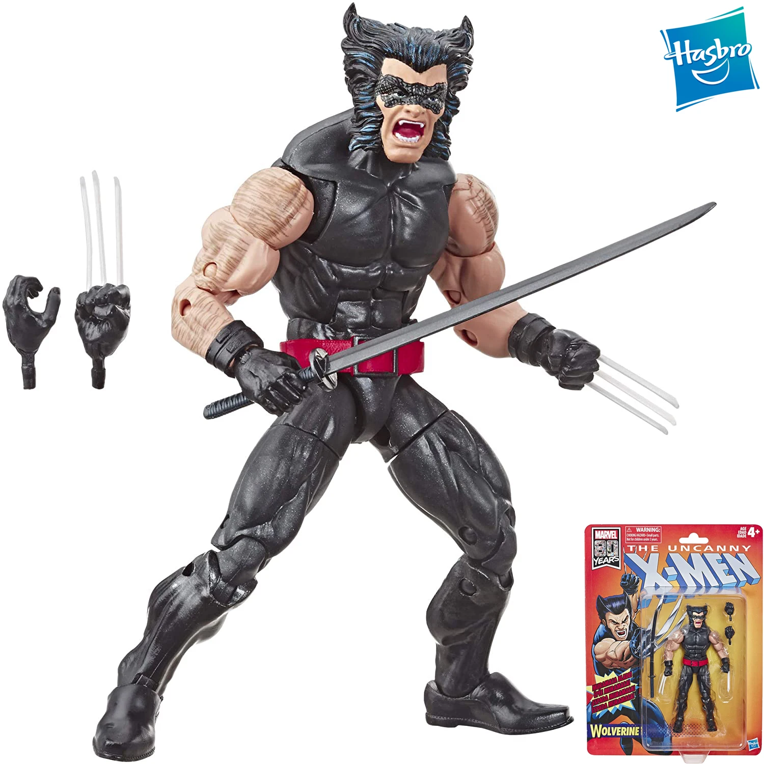 

Фигурка фаната Hasbro из сериала «Ретро» Марвел из коллекции Росомаха (X-Men), экшн-фигурка, игрушка, супергерой, детская игрушка, подарок