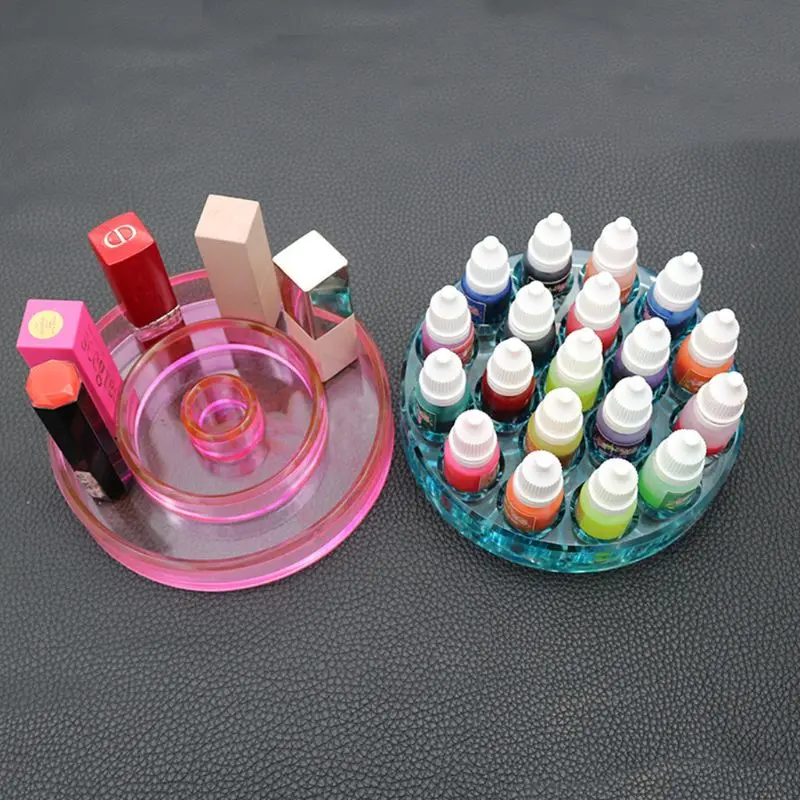 

DIY Handmade Crystal Silicone Mold Epoxy Pigment Bottle Lipstick Storage Box UV Glue Resin Molds